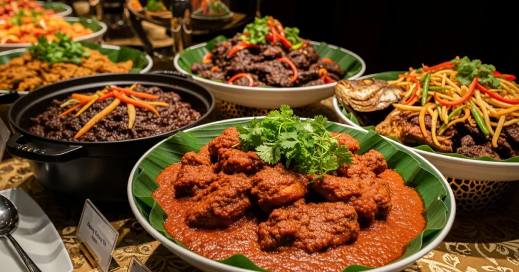 menu katering kahwin - pelbagai jenis lauk